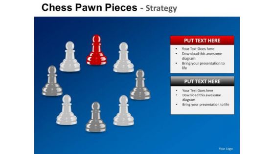 PowerPoint Theme Executive Designs Chess Pawn Ppt Designs