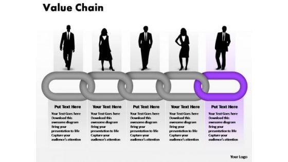 PowerPoint Theme Growth Business Value Chain Ppt Design