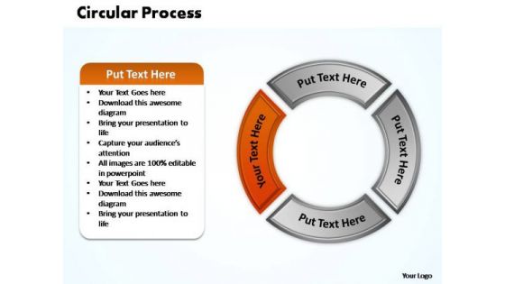 PowerPoint Theme Growth Circular Process Ppt Slide