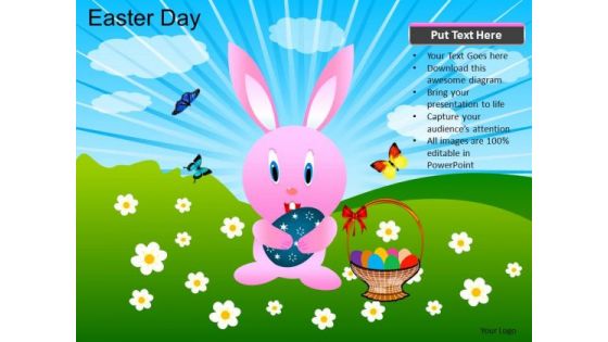 PowerPoint Theme Image Easter Day Ppt Process