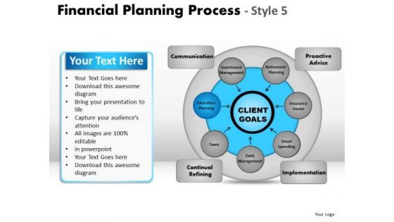 PowerPoint Theme Image Financial Planning Ppt Template