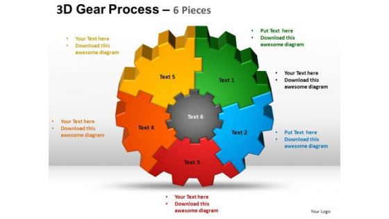 PowerPoint Theme Image Gear Process Ppt Layout