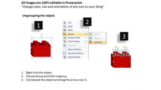 PowerPoint Theme Image Lego Blocks Ppt Backgrounds