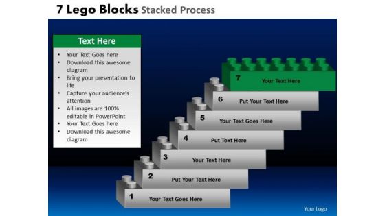 PowerPoint Theme Image Lego Blocks Ppt Template