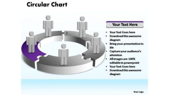 PowerPoint Theme Leadership Circular Ppt Theme