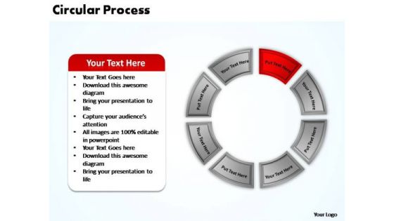 PowerPoint Theme Leadership Circular Process Ppt Layout