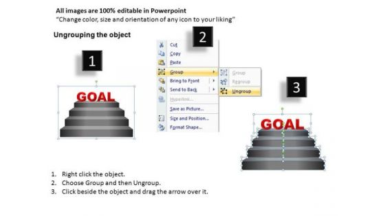 PowerPoint Theme Leadership Goals And Targets Ppt Layouts