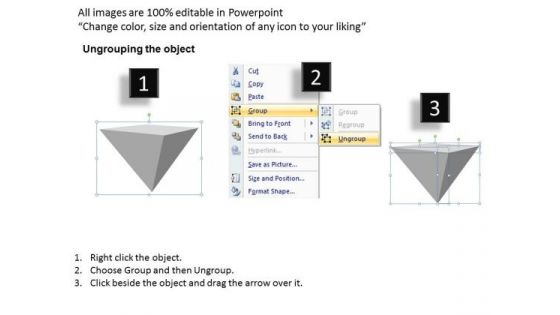 PowerPoint Theme Leadership Triangles Ppt Backgrounds