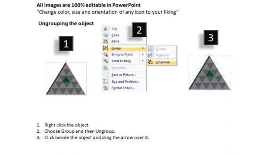 PowerPoint Theme Marketing Triangle Process Ppt Slide Designs