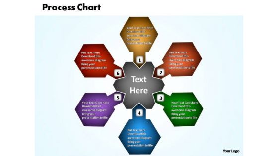 PowerPoint Theme Process Business Process Chart Ppt Slides