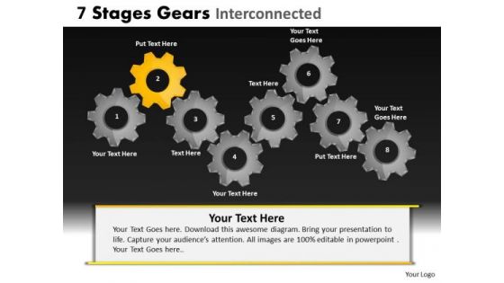 PowerPoint Theme Process Gears Ppt Slides