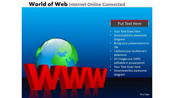 PowerPoint Theme Process World Of Web Ppt Layout