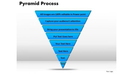 PowerPoint Theme Pyramid Process Business Ppt Slides