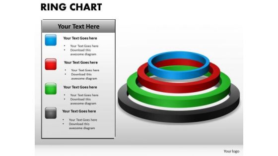 PowerPoint Theme Ring Chart Diagram Business Ppt Slides