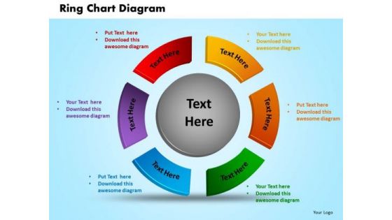 PowerPoint Theme Ring Chart Diagram Success Ppt Template
