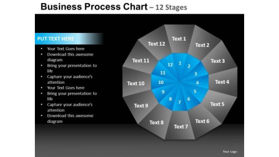 PowerPoint Theme Sales Pie Chart Ppt Template