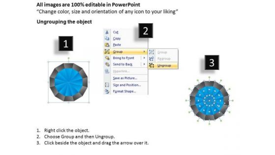 PowerPoint Theme Sales Pie Chart Ppt Template