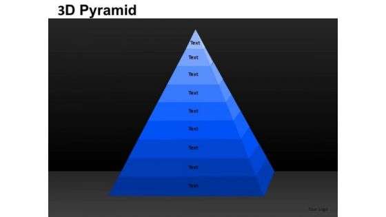 PowerPoint Theme Strategy Pyramid Ppt Slidelayout