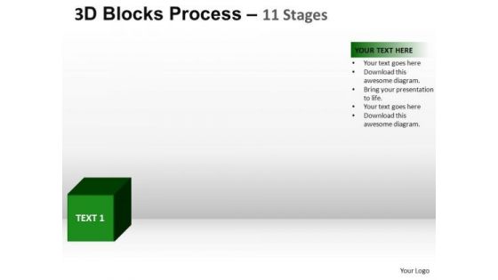 PowerPoint Theme Teamwork Blocks Process Ppt Design