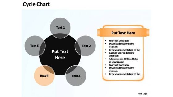 PowerPoint Theme Teamwork Cycle Chart Ppt Backgrounds