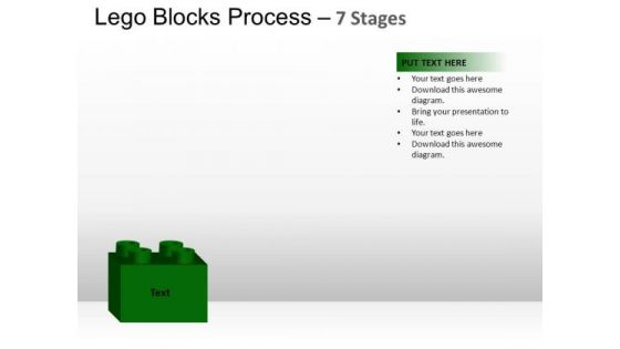 PowerPoint Theme Teamwork Lego Blocks Ppt Design