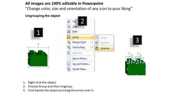 PowerPoint Theme Teamwork Lego Blocks Ppt Design