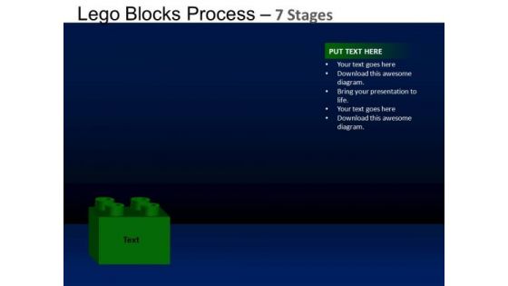 PowerPoint Theme Teamwork Lego Blocks Ppt Design Slides