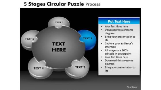 PowerPoint Themes Business Circular Puzzle Ppt Layouts