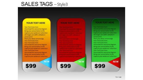 PowerPoint Themes Business Designs Sales Tags Ppt Slide