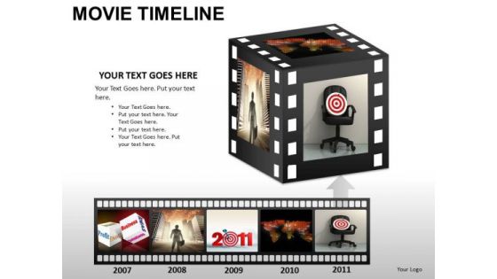 PowerPoint Themes Business Movie Timeline Ppt Layouts