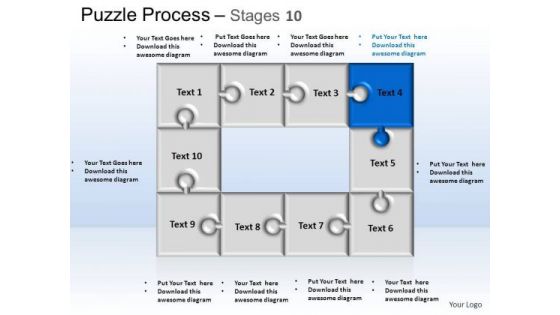 PowerPoint Themes Business Puzzle Process Ppt Backgrounds