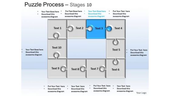 PowerPoint Themes Business Puzzle Process Ppt Design Slides