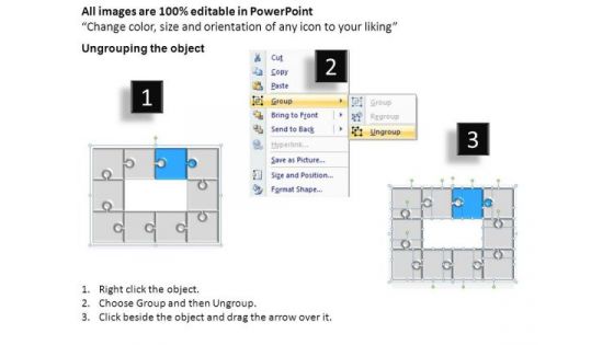 PowerPoint Themes Business Puzzle Process Ppt Design Slides