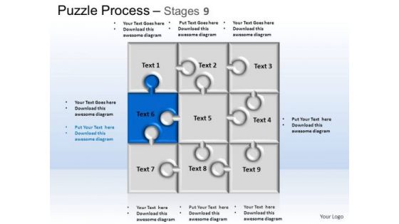 PowerPoint Themes Business Puzzle Process Ppt Designs