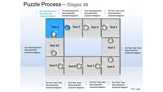 PowerPoint Themes Business Puzzle Process Ppt Presentation Designs