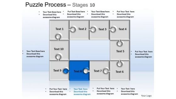 PowerPoint Themes Business Puzzle Process Ppt Slide