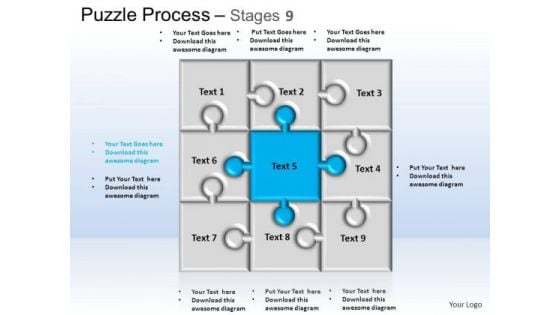 PowerPoint Themes Business Puzzle Process Ppt Templates