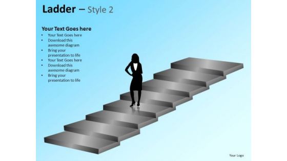 PowerPoint Themes Business Success Ladder Ppt Designs