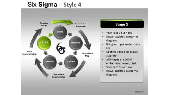 PowerPoint Themes Business Success Six Sigma Ppt Templates
