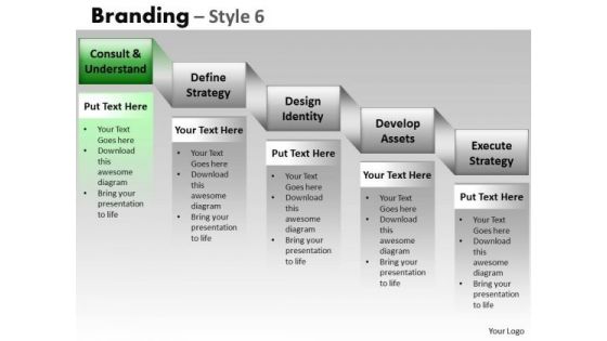 PowerPoint Themes Business Teamwork Branding Ppt Process