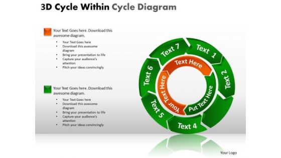 PowerPoint Themes Chart Circular Ppt Slides