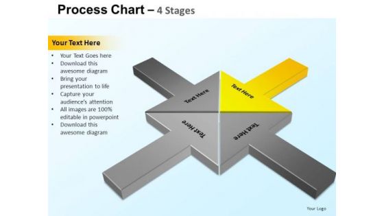 PowerPoint Themes Chart Process Chart Ppt Slide