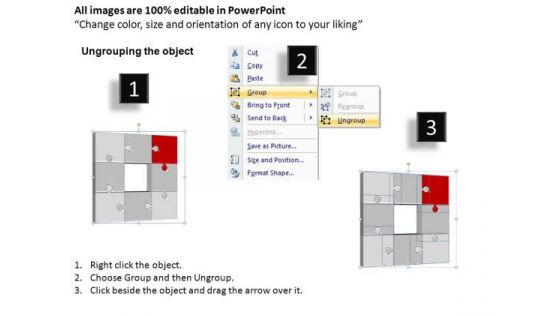 PowerPoint Themes Chart Puzzle Process Ppt Slide Designs