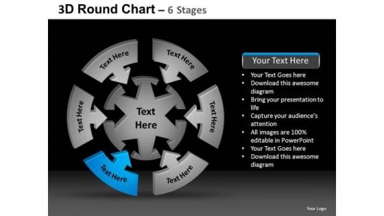 PowerPoint Themes Chart Round Chart Ppt Design