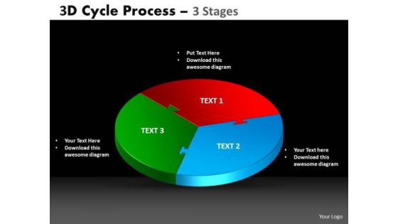 PowerPoint Themes Circle Chart Cycle Process Ppt Designs