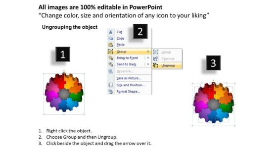 PowerPoint Themes Circle Process Gear Process Ppt Process Slide02