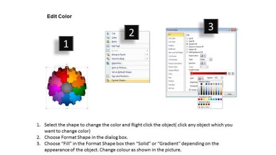 PowerPoint Themes Circle Process Gear Process Ppt Process Slide03