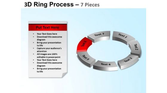 PowerPoint Themes Circular Chart Ring Process Ppt Slides