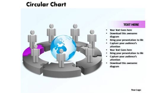 PowerPoint Themes Circular Chart With Globe Ppt Design Slides PowerPoint Themes Circular Chart With Globe Ppt Design Slides