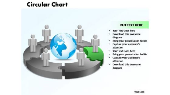 PowerPoint Themes Circular Chart With Globe Ppt Theme PowerPoint Themes Circular Chart With Globe Ppt Theme